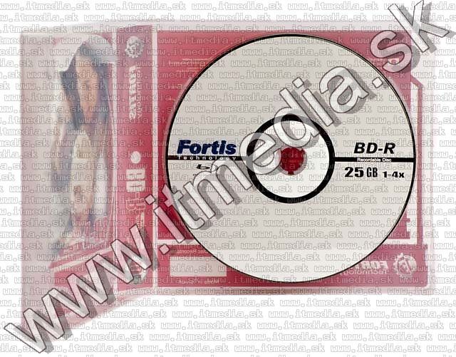 Image of Fortis BluRay BD-R 4x (1 layer 25 GB) 10-FileCase (IT5135)