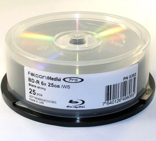 Image of IT Media *Silver top* BluRay BD-R 6x (1 layer) 25cake TDKBLD-RBD-000 HTL (IT12873)