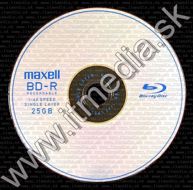 Image of Maxell BluRay BD-R 4x (1 layer) normaljc 25GB (IT4400)