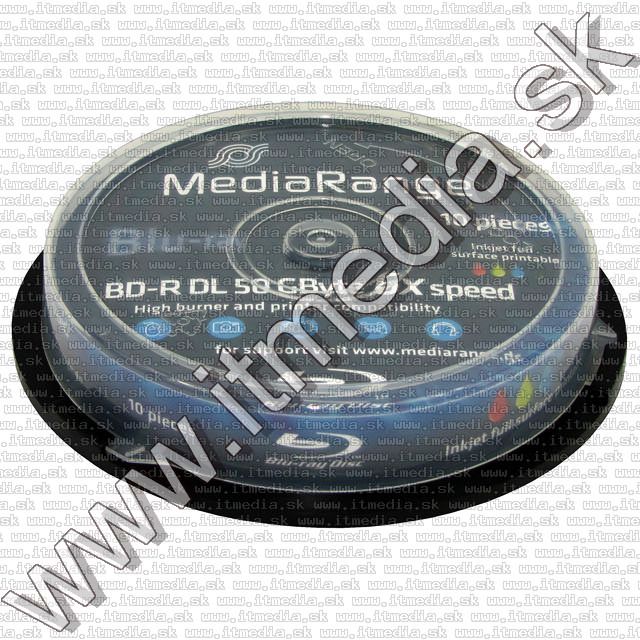 Image of MediaRange BluRay BD-R 6x (2 layer) 50GB *Printable* 10cake  VERBAT-IMf-000 (IT7202)