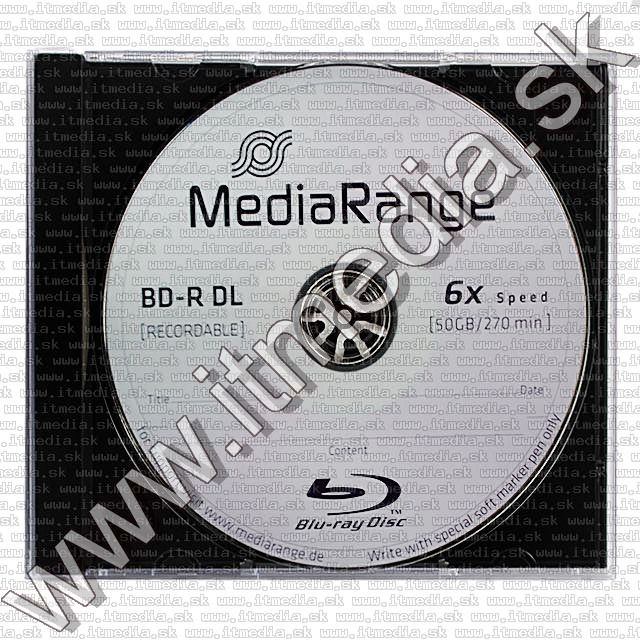 Image of MediaRange BD-R 6x (50GB) BluRay NormalJC (IT8820)