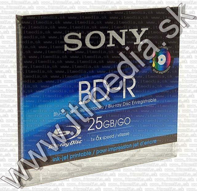 Image of SONY BluRay BD-R 6x *Printable* (1 layer) normaljc 25GB (IT4571)