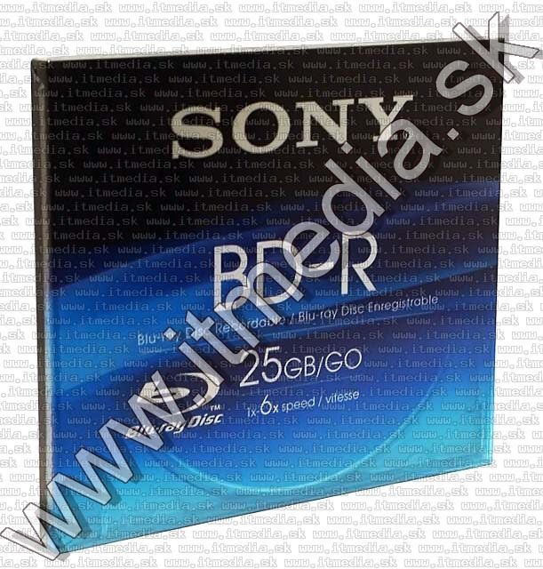 Image of SONY BluRay BD-R 6x (1 layer) normaljc 25GB (IT4570)