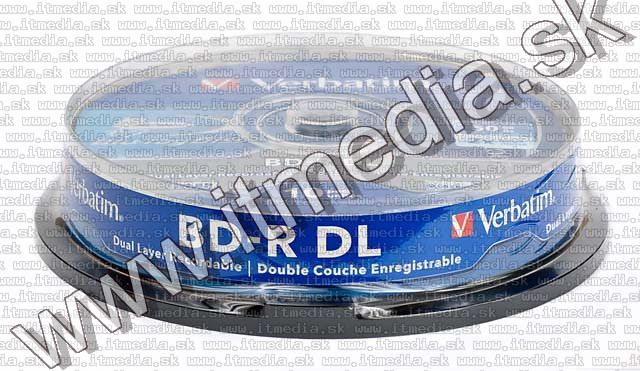 Image of Verbatim BluRay BD-R 2x (2 layer) 10cake 50GB (43691) (IT5145)