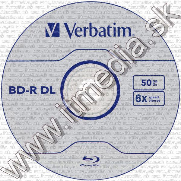 Image of Verbatim BD-R 6x (50GB) BluRay 10Cake (43746) (IT10533)