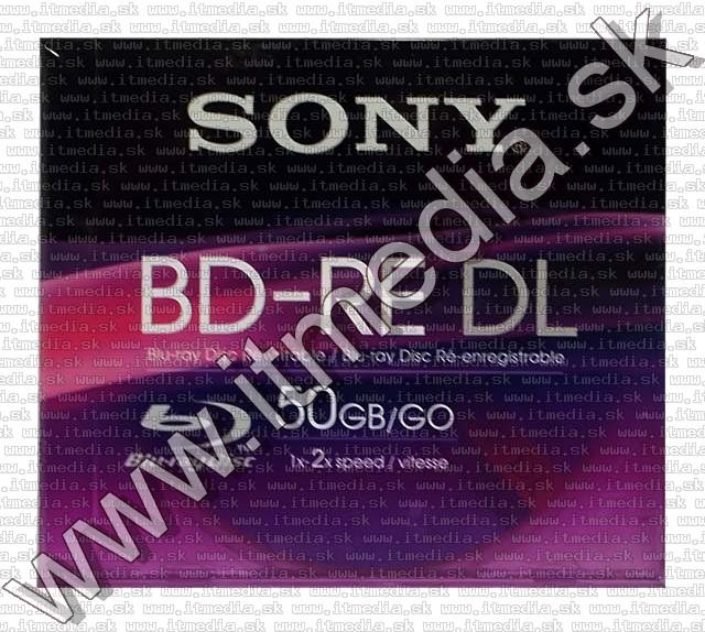 Image of SONY BluRay BD-RE 2x (2 layer) normaljc 50GB (IT4572)