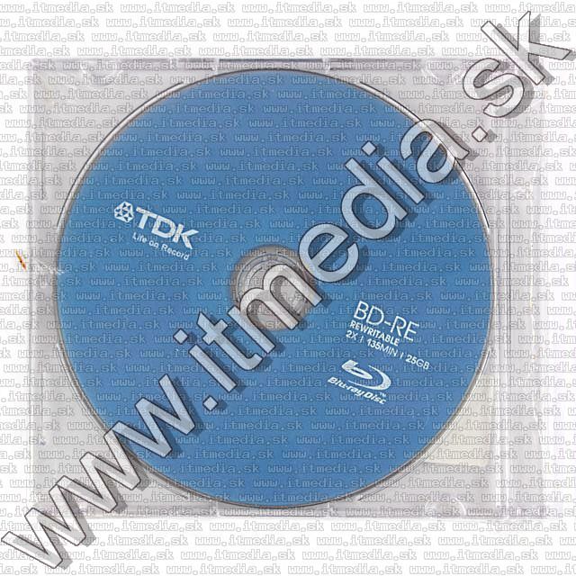 Image of TDK BD-RE 2x (RW) (25GB) BluRay slimjc *REPACK* (IT8807)