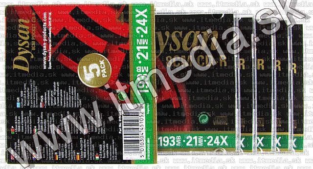Image of Dysan CD-R mini 24x SlimJC 5-pack (IT4465)
