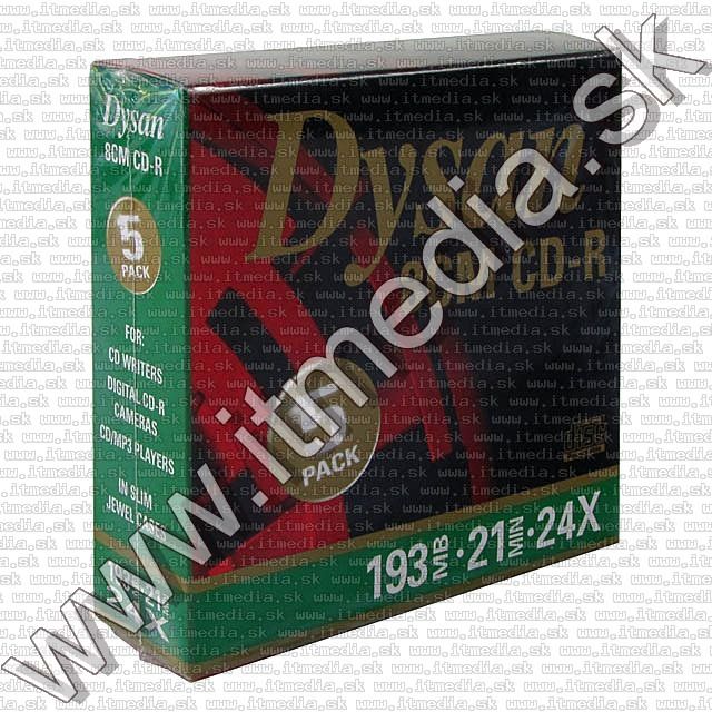 Image of Dysan CD-R mini 24x SlimJC 5-pack (IT4465)