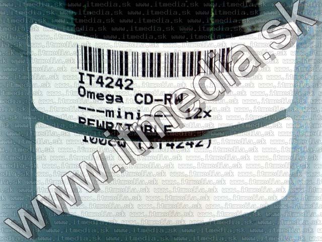 Image of Omega CD-RW ---mini--- 12x REWRITABLE 100cw (IT4242)