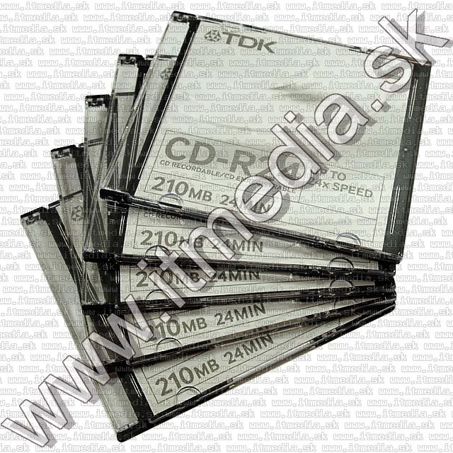 Image of TDK mini CD-R 8cm 24x SlimJC 5pk (IT8014)