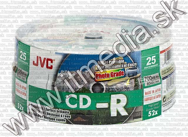Image of JVC CD-R 52x 25cake **FULLPRINT** Water Shield (IT5010)