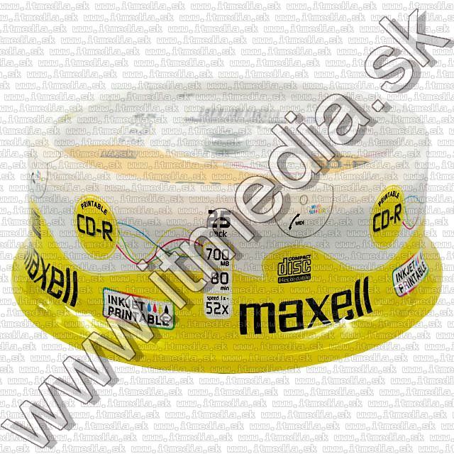 Image of Maxell CD-R 52x **Printable** 25cake (IT5994)
