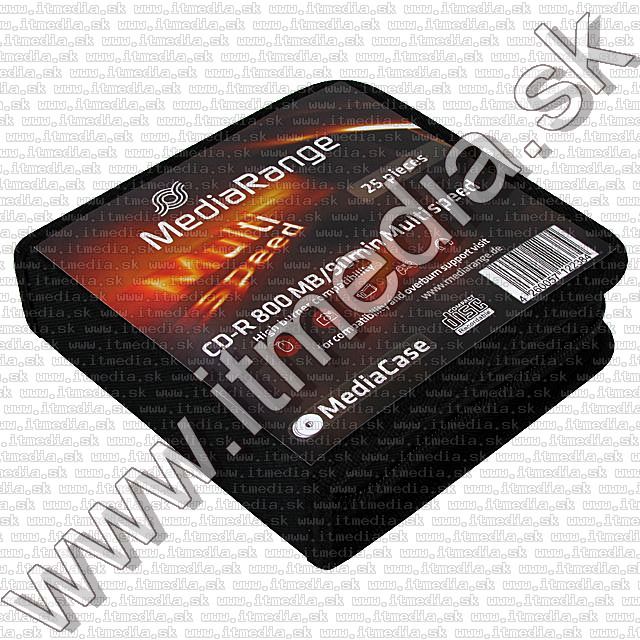 Image of Mediarange CD-R 90 min. 48x 25cw MediaCase ***800 MB*** (IT7018)