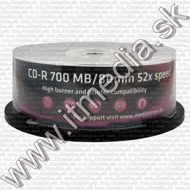 Image of Mediarange CD-R 52x fullprint 25cake (IT7024)