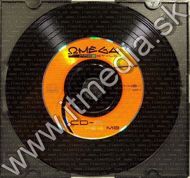 Image of Omega Freestyle Black Vinyl CD-R 48x SlimJC (IT3783)