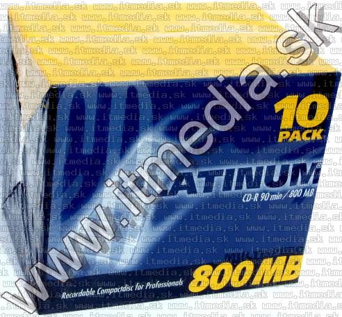 Image of Platinum CD-R 52x NormalJC *90 Min - 800 MB* (IT6001)