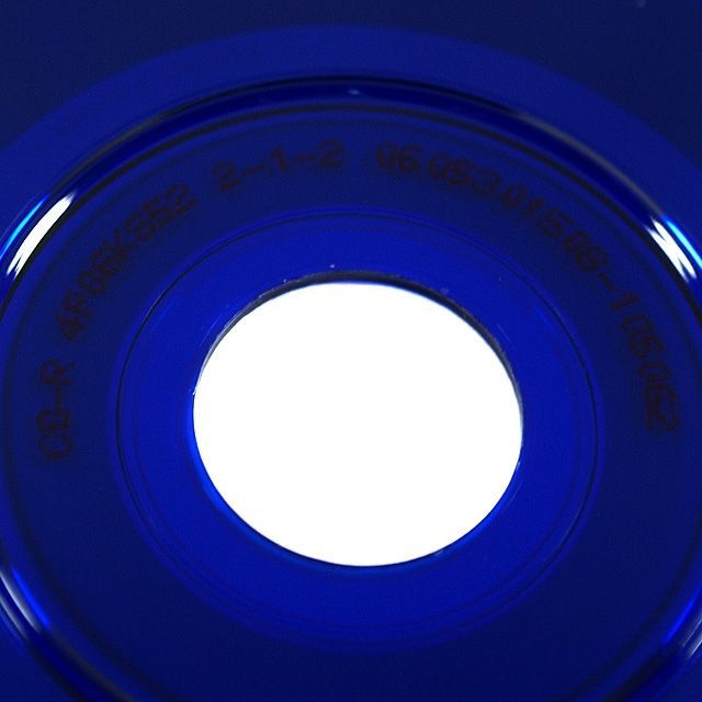 Image of PRINTABLE CD-R Business Card **ELIPTIC** *Blue* 10cake (IT8013)