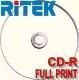 Image of RITEK CD-R 52x **Fullprint** paper (IT11301)