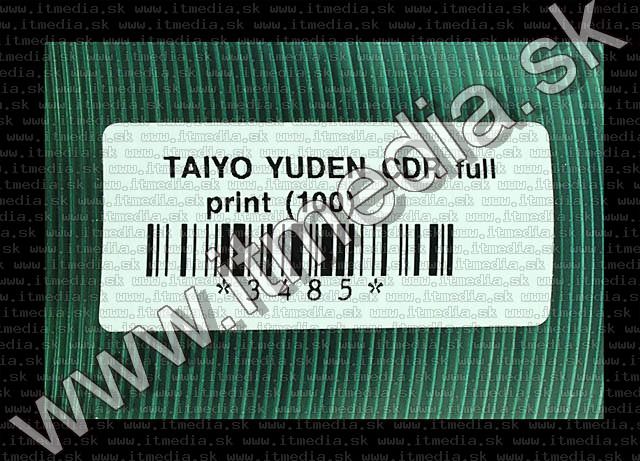 Image of Taiyo Yuden CD-R 100cw *White FullPrint* (IT3320)