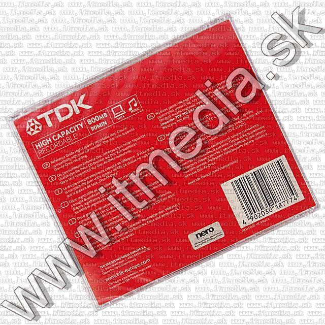 Image of TDK CD-R 52x *****90 min***** NormalJC (IT6012)