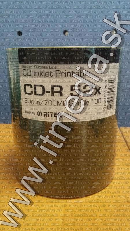 Traxdata CD-R 52x 100cw Fullprint RITEK (General) (IT12069) Image of Traxdata CD-R 52x 100cw Fullprint RITEK (General) (IT12069)