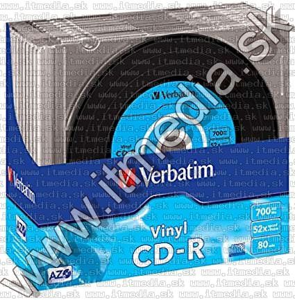 Image of Verbatim CD-R BAKELIT design (VINYL) slimjc 43426 (IT5098)