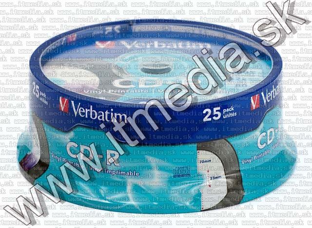 Image of Verbatim CD-R ***Vinyl Print*** 52x 25cake (43710) (IT5137)