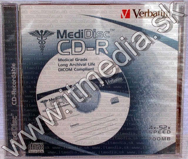 Image of Verbatim CD-R **MEDIDISC** 52x NormalJC (94736) (IT6022)
