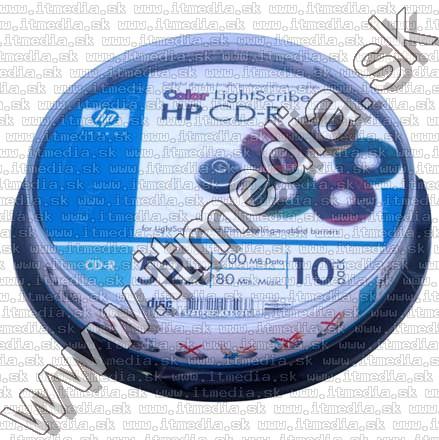 Image of HP CD-R 52x 10cake **COLOR LIGHTSCRIBE** (IT6945)