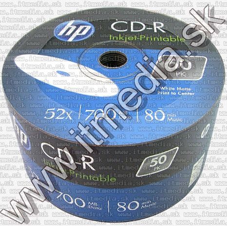 HP CD-R 52x **50cw** Fullprint CMC (IT10723) Image of HP CD-R 52x **50cw** Fullprint CMC (IT10723)