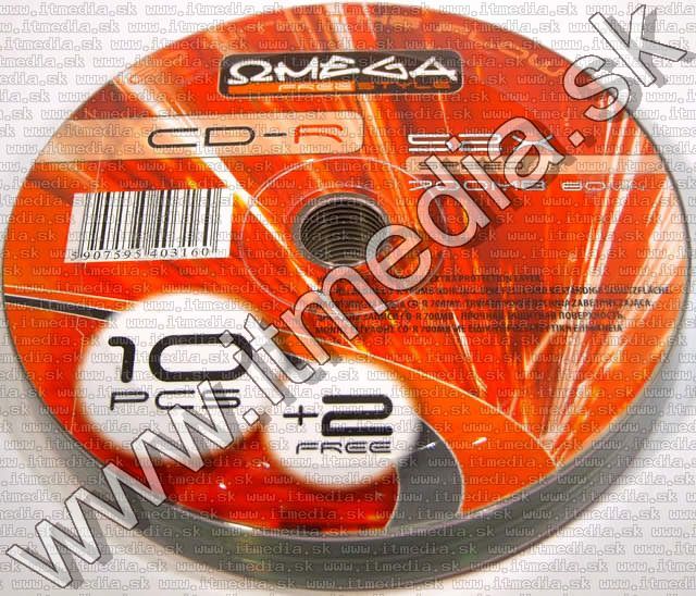 Image of Omega Freestyle CD-R 52x 10+2cw (IT3800)