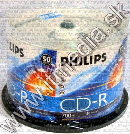 Image of Philips CD-R 52x 50cake (IT3916)