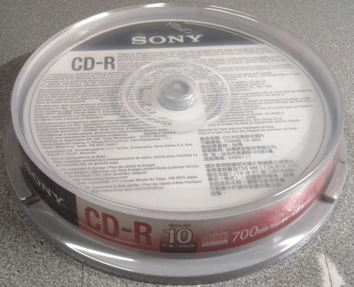 Image of Sony CD-R 48x ****10cake**** (IT6046)