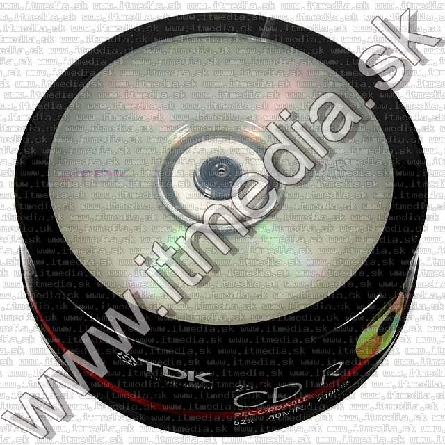 Image of TDK CD-R 52x ---++25cake++--- (IT4540)