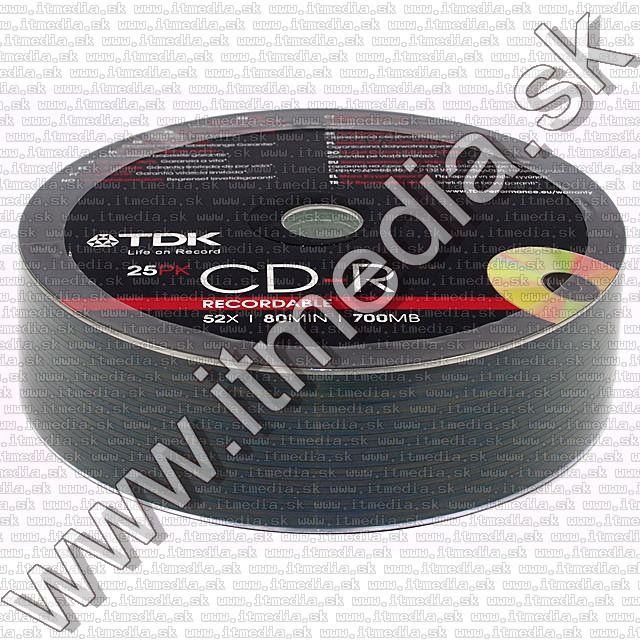 Image of TDK CD-R 52x +++25cw+++ (IT7422)