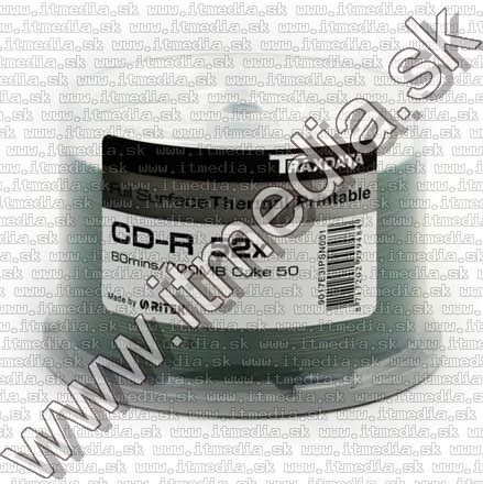 Traxdata CD-R 52x 50cake **WHITE THERMAL PRINT** (IT6944) Image of Traxdata CD-R 52x 50cake **WHITE THERMAL PRINT** (IT6944)