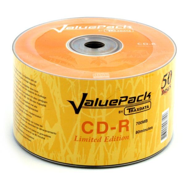 Image of Traxdata ValuePack CD-R 52x 50cw RITEK (IT14427)