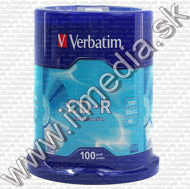 Image of Verbatim CD-R 52x 100cake Extra protection (43411) (IT4387)