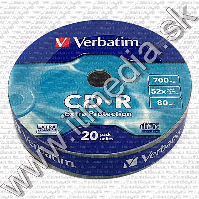 Image of Verbatim CD-R 52x ++20cw++ Extra Protection (43784) (IT9266)