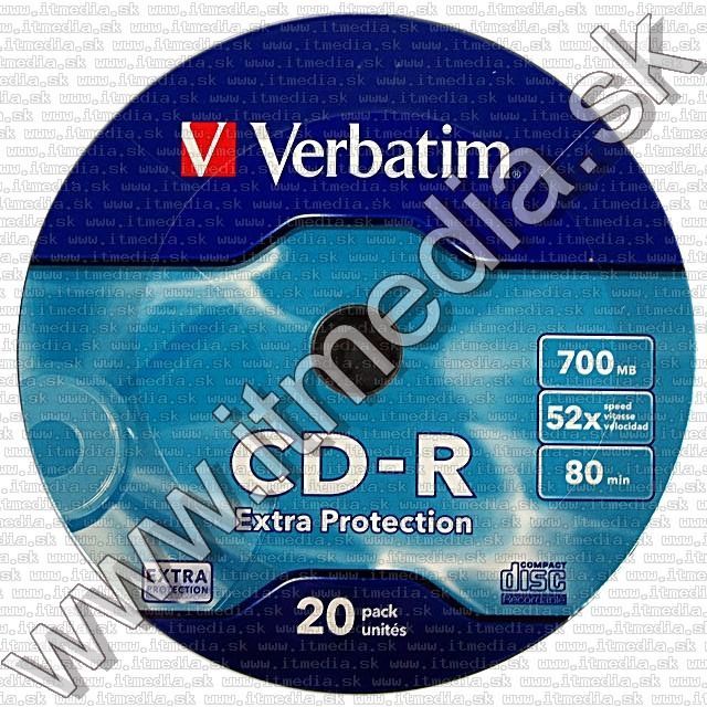 Image of Verbatim CD-R 52x ++20cw++ Extra Protection (43784) (IT9266)