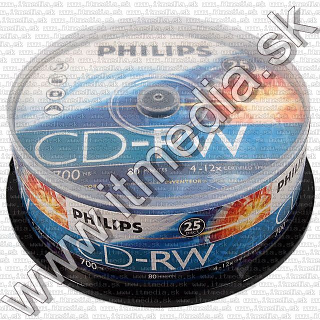 Image of Philips CD-RW 4x-12x 25cake (IT8858)