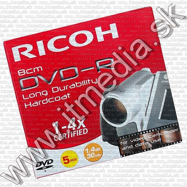 Image of Ricoh ***mini*** DVD-R 4x maxijc **UHC Scratchproof** (IT1729)