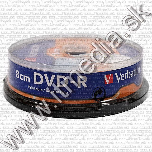 Image of Verbatim Mini DVD-R 4x 10cake *PRINT* (43573) (IT4584)