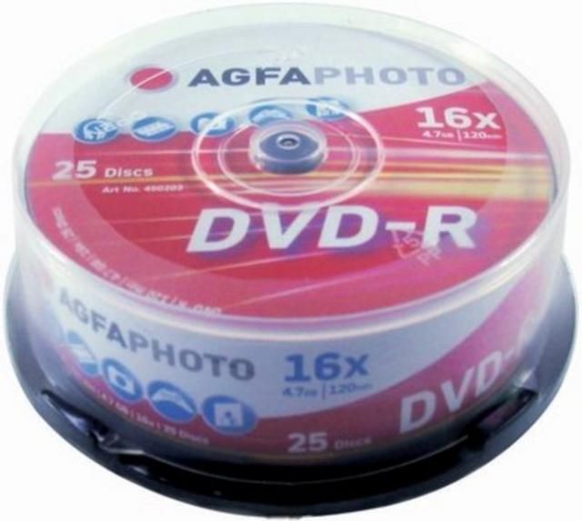 Image of AGFA DVD-R 16x 25cake (IT3765)