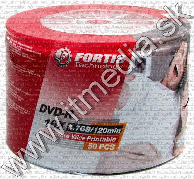 Image of Fortis DVD-R 16x 50cw **FullPrint** (IT5457)
