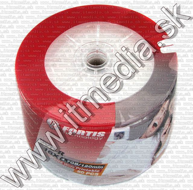 Image of Fortis DVD-R 16x 50cw **FullPrint** (IT5457)