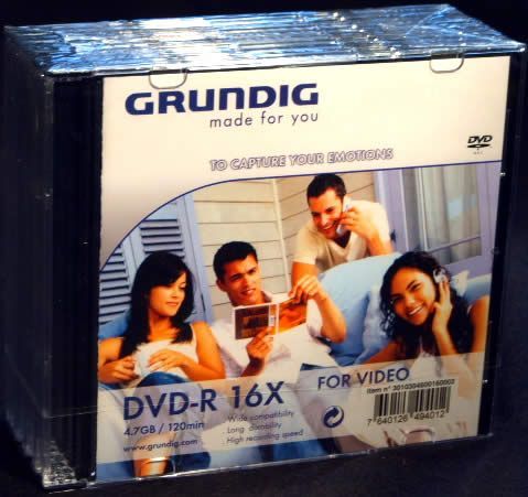 Image of Grundig DVD-R 16x SlimJC*10 (IT3870)