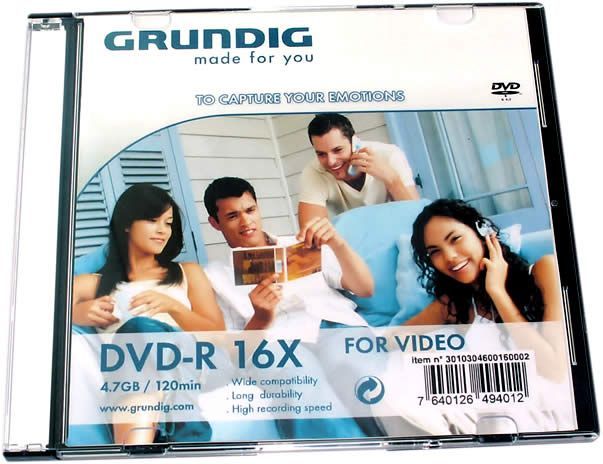 Image of Grundig DVD-R 16x SlimJC*10 (IT3870)