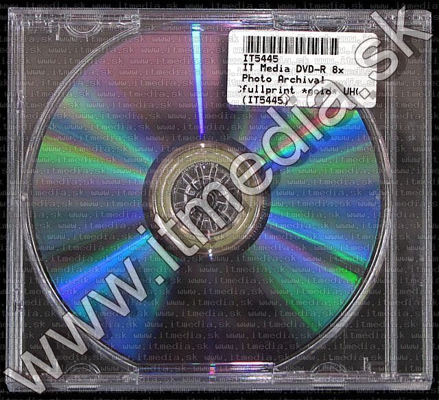 Image of IT Media DVD-R 8x Photo Archival fullprint *gold* UHC (IT5445)